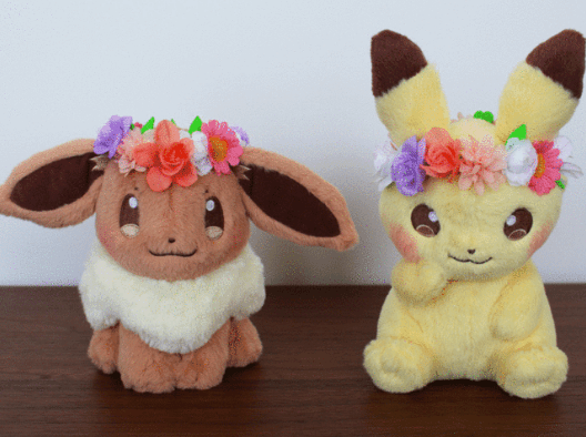 flower crown eevee plush